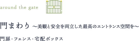 門扉の取り付け