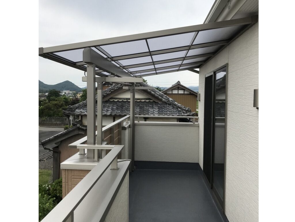 栃木市 O様 テラス屋根工事事例