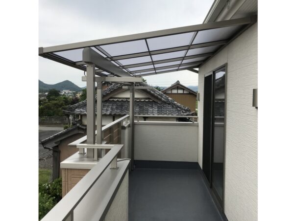 栃木市 O様 テラス屋根工事事例
