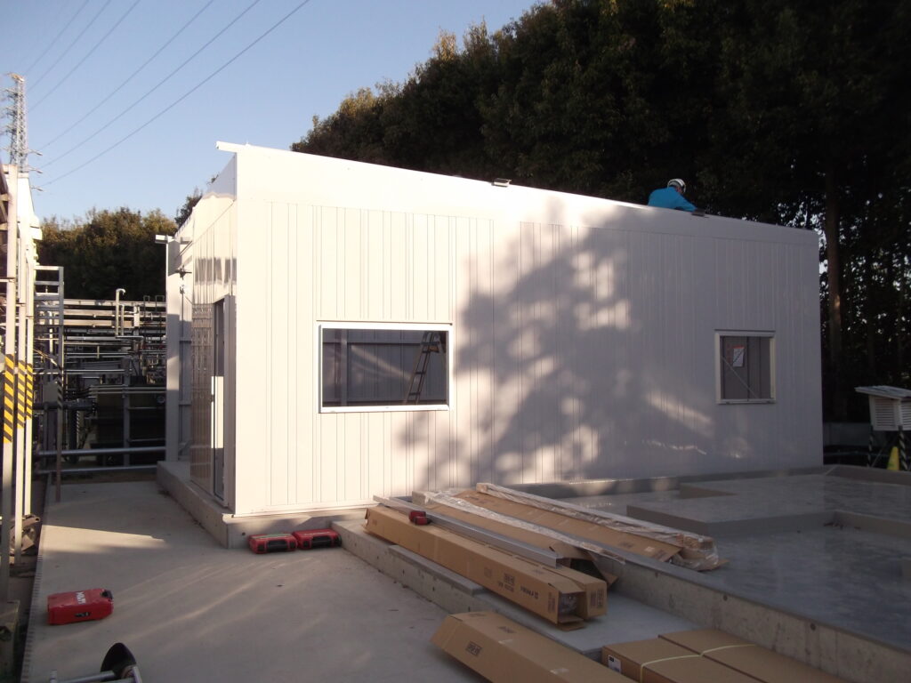 H様 プレハブ小屋工事