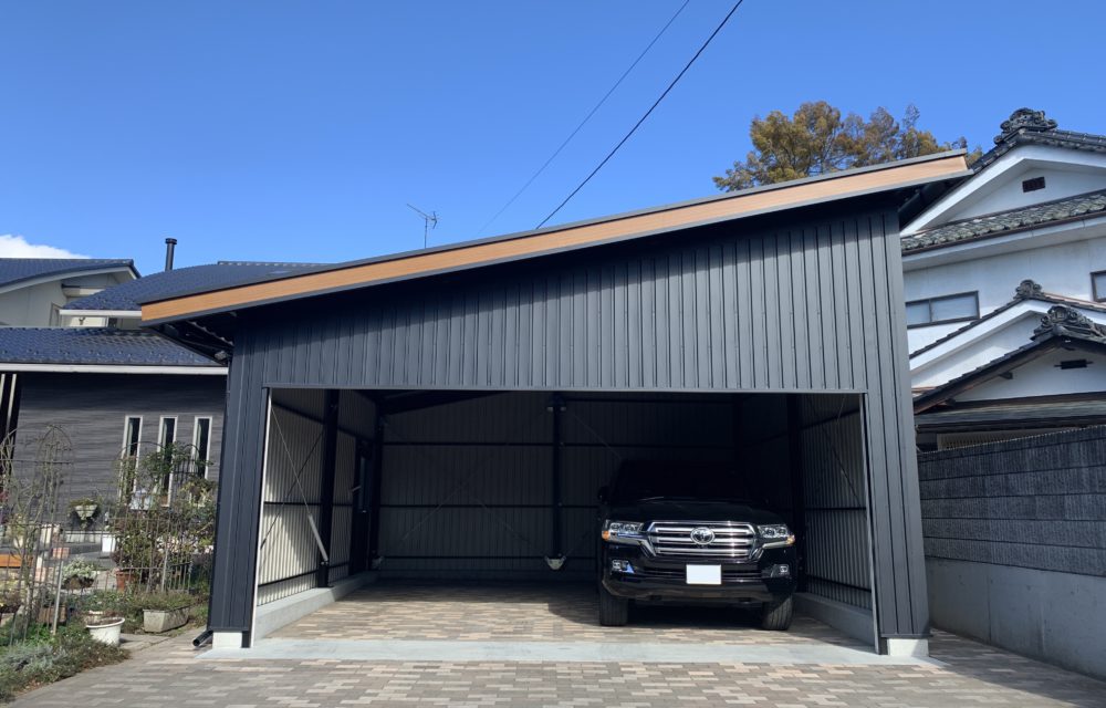 一般ユーザー様 ガレージ設置工事
