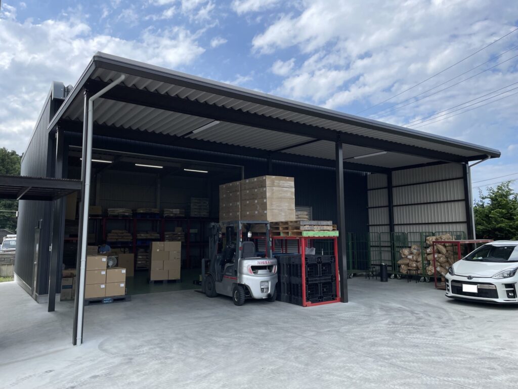 企業様 倉庫設置工事