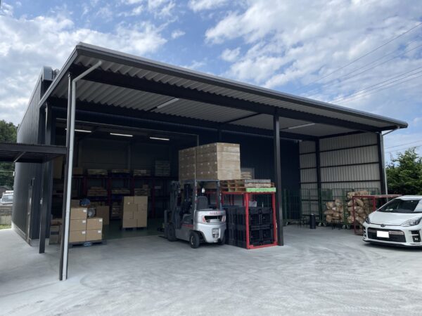 企業様 倉庫設置工事