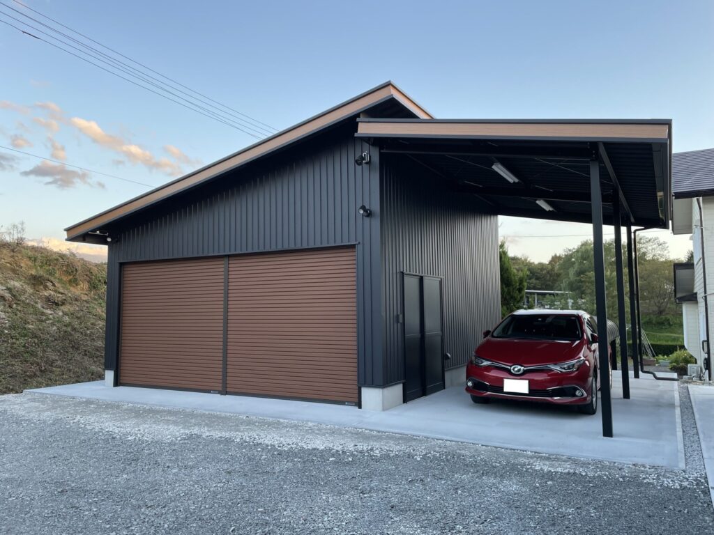一般ユーザー様 ガレージ設置工事