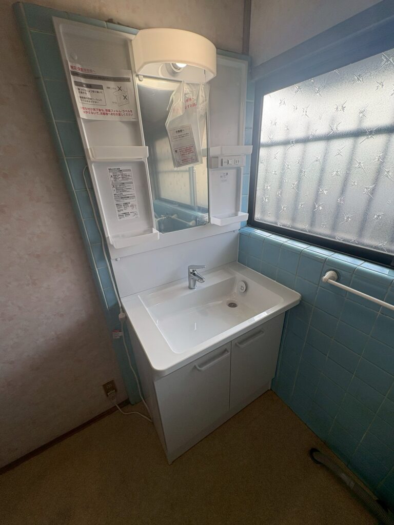 栃木市 K様 洗面台交換工事