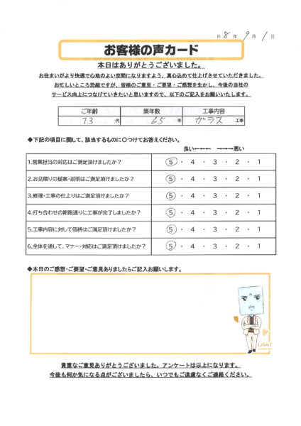 栃木市 S様のお声